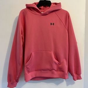 Pink Under Armor Hoodie Sweatshirt